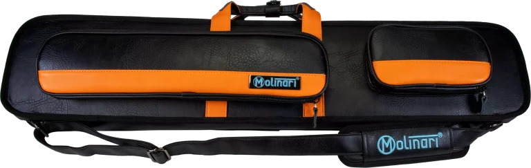 01-Molinari-retro-cue-bag-3B-6S-black-orange-front
