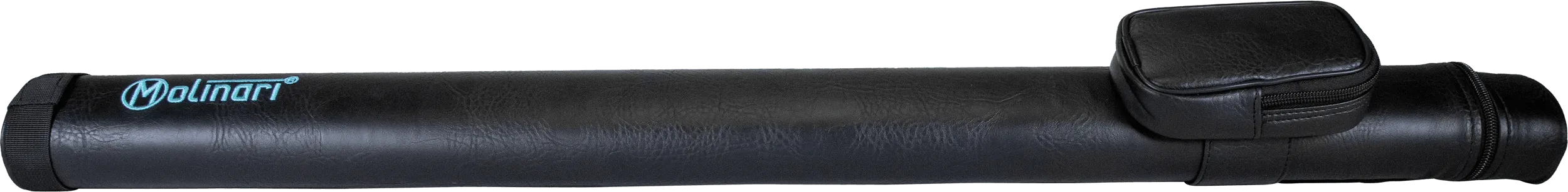 Molinari® retro cue tube in black color, front view