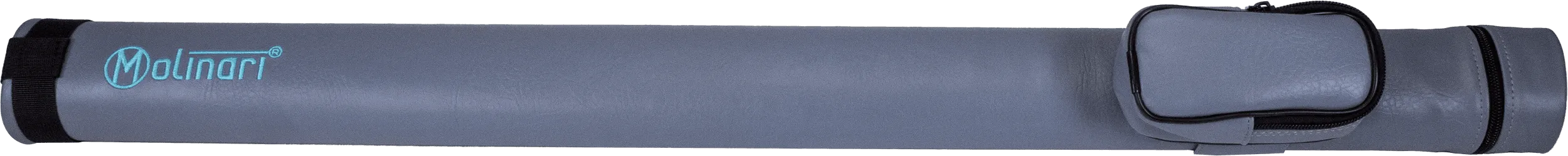 Molinari® retro cue tube in grey color, front view