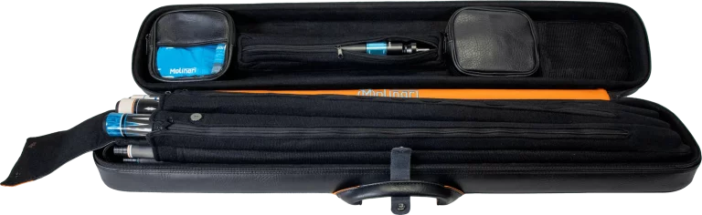 07-Molinari-retro-flat-bag-3B-6S-black-orange-open-bag-full