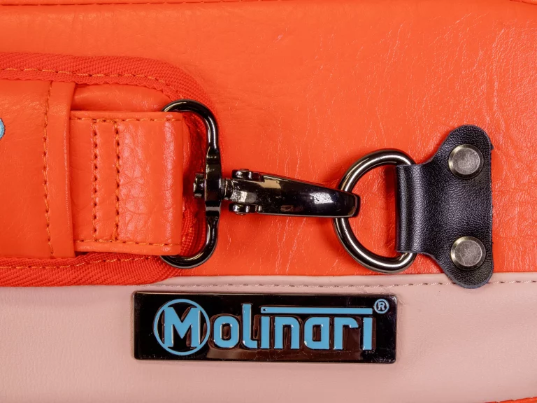 14-Molinari-retro-flat-bag-2B-4S-red-orange-light-pink-logo-strap